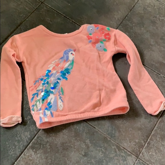 Gymboree Other - Girls Peachy Pink with sequence sweatshirt Gymboree Other - Girls Peachy Pink with sequence sweatshirt